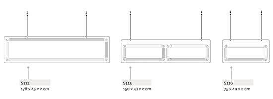 Panneaux acoustiques suspendus Baffle