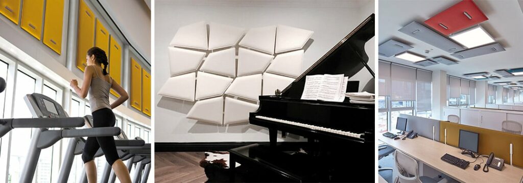 installation de panneaux acoustiques écoresponsables
