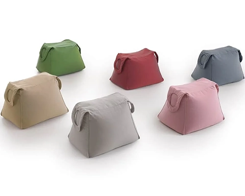 Pouf acoustique shopper