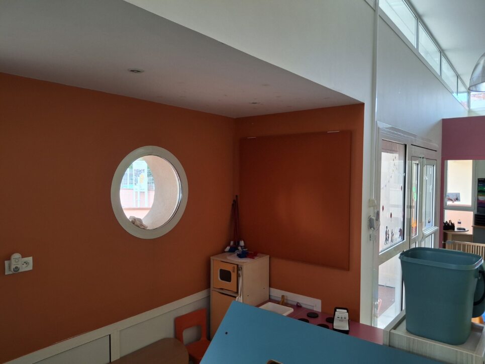 Panneau acoustique mural DP-Acoustique dans la crèche de Goldfech