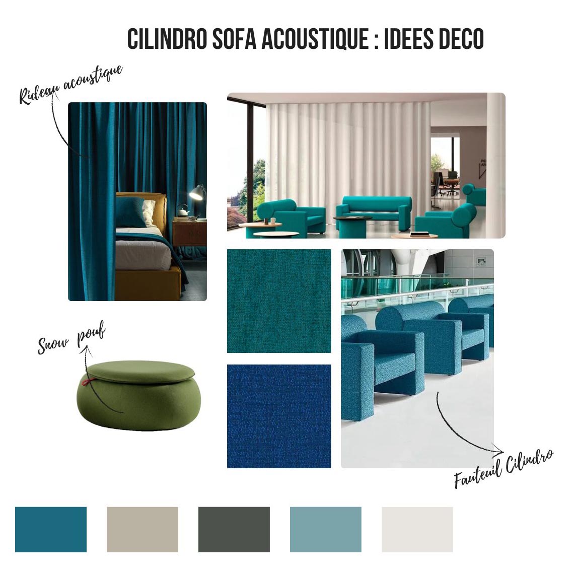 Sofa acoustique Cilindro