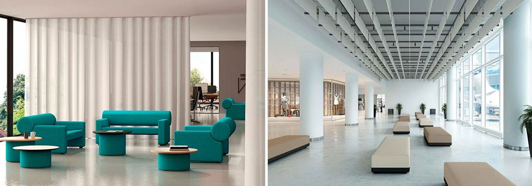 Mobilier acoustique pour améliorer le confort sonore des espaces de réception