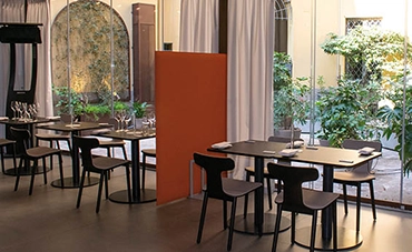 Panneaux de séparation - restaurant