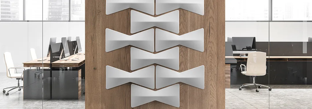Panneau acoustique dans des bureaux, open space, salle de réunion - design et performant - DP Acoustique